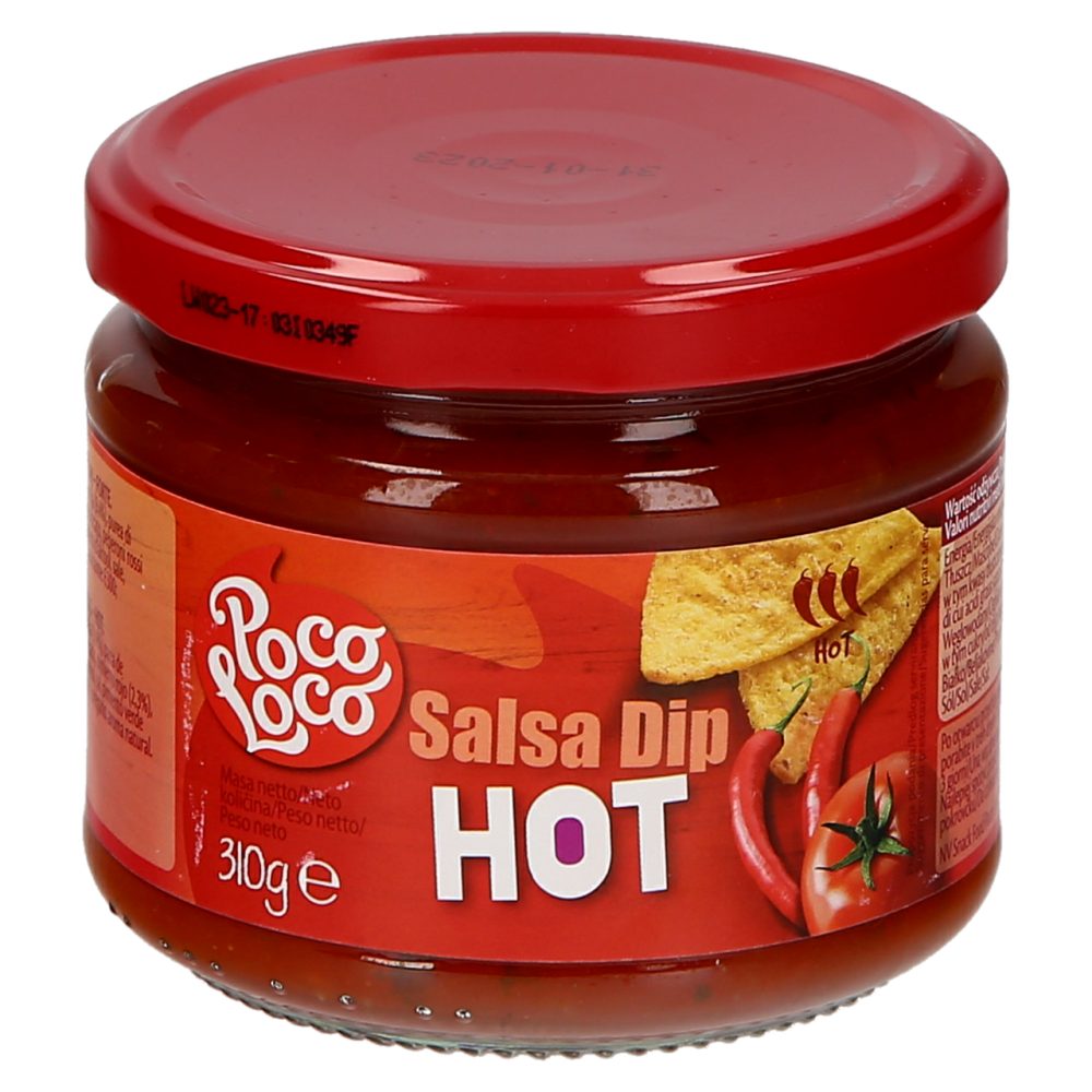 SALSA S PAPRIKO PEKOČA SALSA DIP HOT, POCO LOCO, 310G