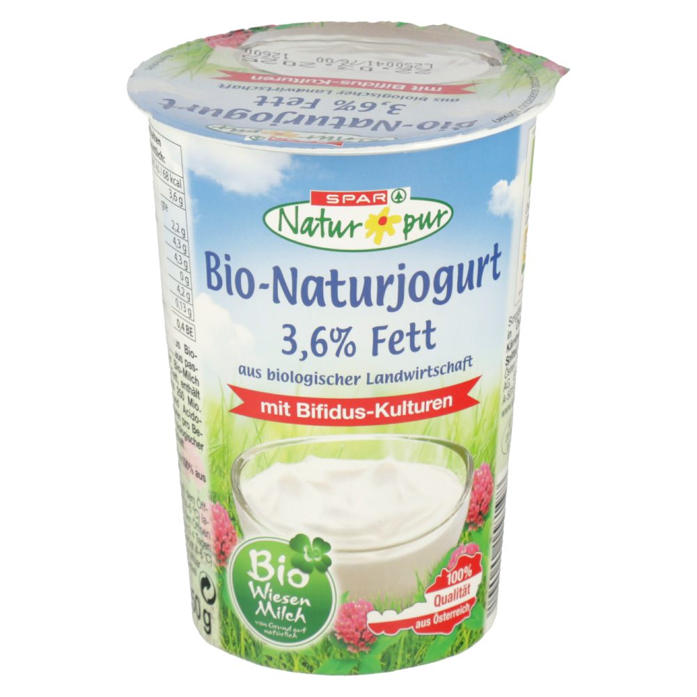 SPAR BIO JOGURT 3,6%M.M. 250G