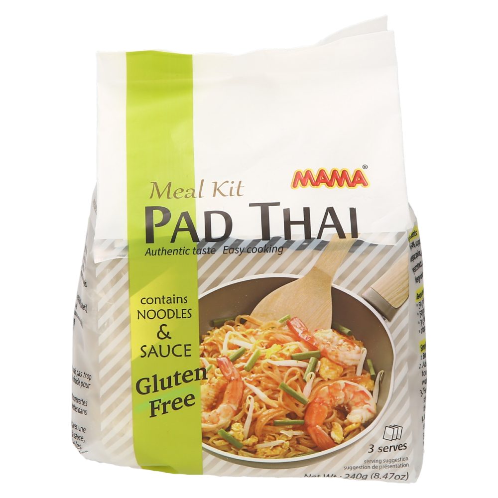 INSTANT RIŽEVI REZANCI Z OMAKO BREZ GLUTENA PAD THAI, MAMA, 240G