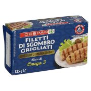 Slika produkta FILETI SKUŠE PEČENI NA ŽARU V OLJČNEM OLJU, DESPAR, 125G