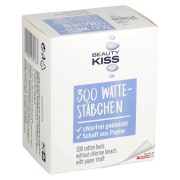 Slika produkta VATIRANE PALČKE PAPIRNATE, 100% BOMBAŽ BREZ KLORA, BEAUTY KISS, 300/1