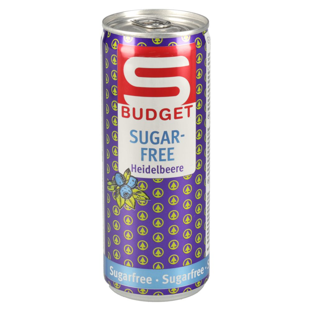 ENERGIJSKI NAPITEK BOROVNICA BREZ SLADKORJA, S-BUDGET, 250ML