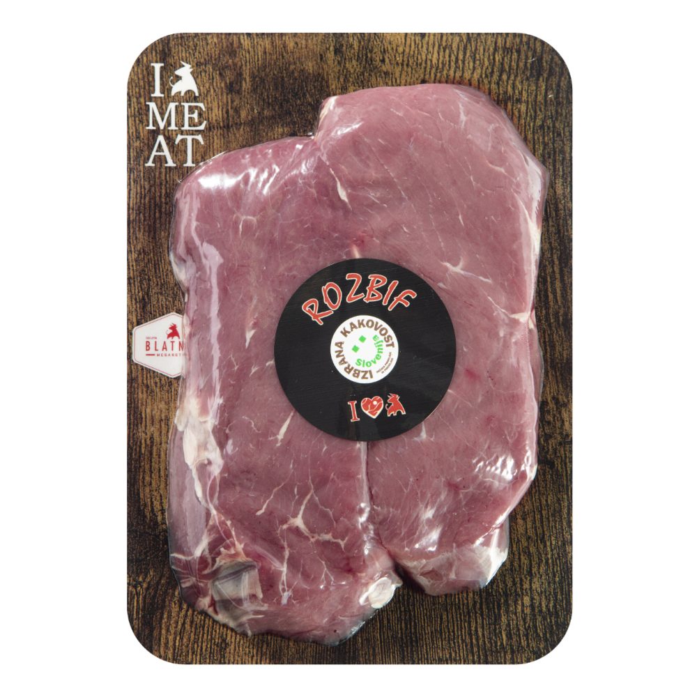 ROZBIF ZREZKI, MESARSTVO BLATNIK, 600G