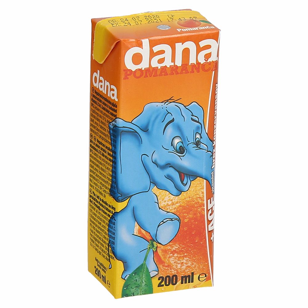 pijača s pomarančnim sokom, dana, 200ml
