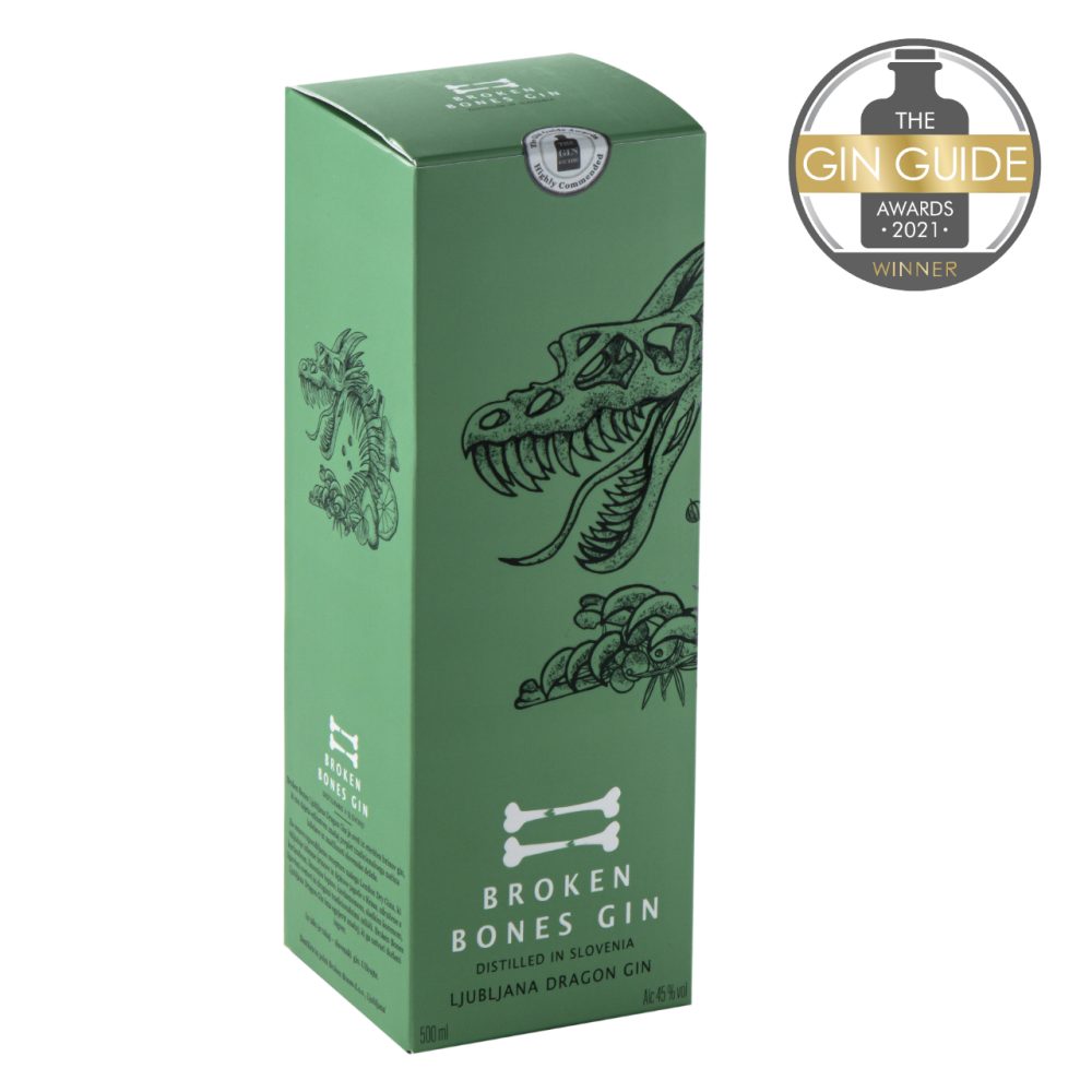 GIN LJUBLJANA DRAGON, BROKEN BONES, 0,5L