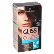 Slika produkta BARVA ZA LASE 4-0 NATURAL DRK BROWN GLISS COLOR, SCHWARZKOPF