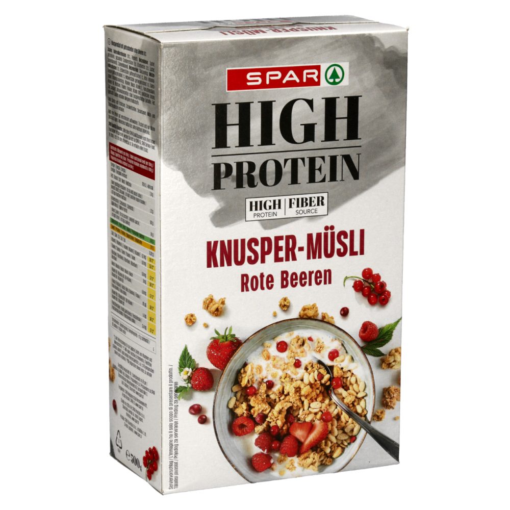 SPAR MUSLI PROTEIN RDEČE SADJE