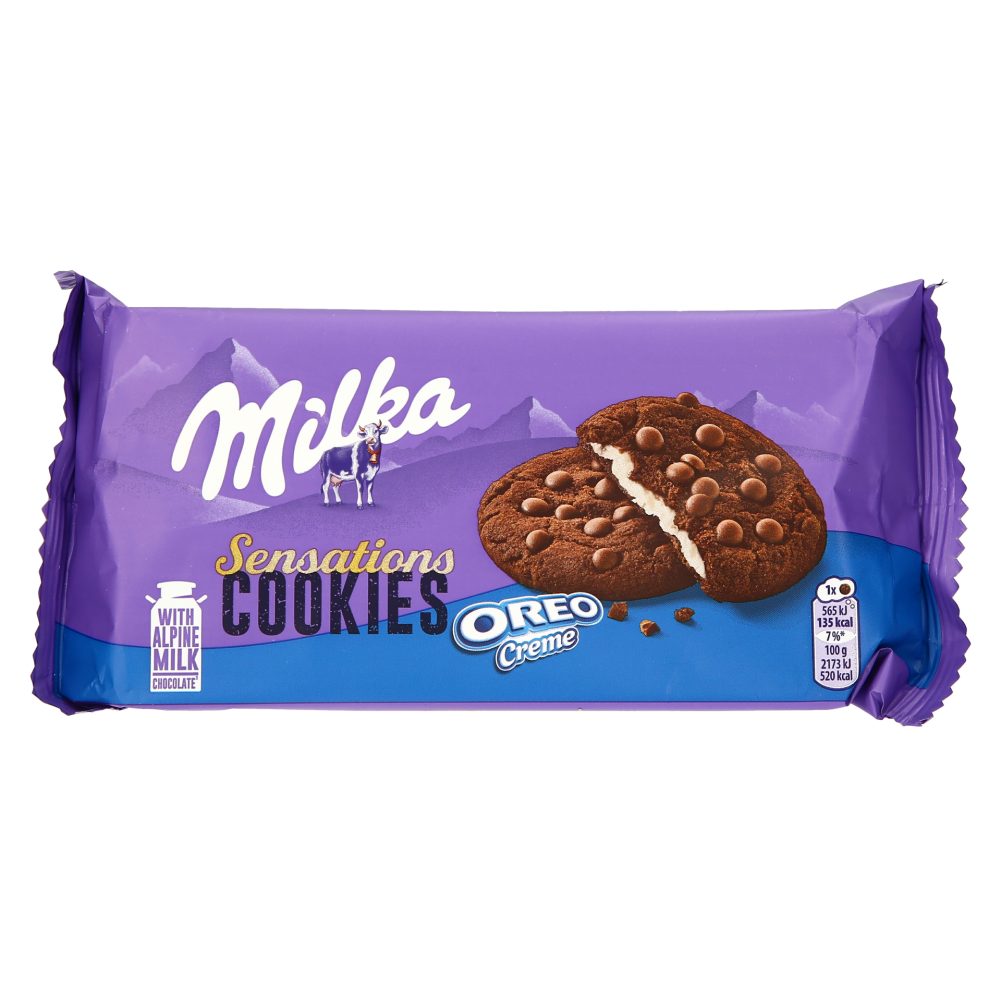 Keksi Sensation Oreo, Milka, 156 g