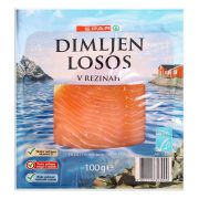 Slika produkta ATLANTSKI LOSOS DIMLJEN, V REZINAH, SPAR, 100G