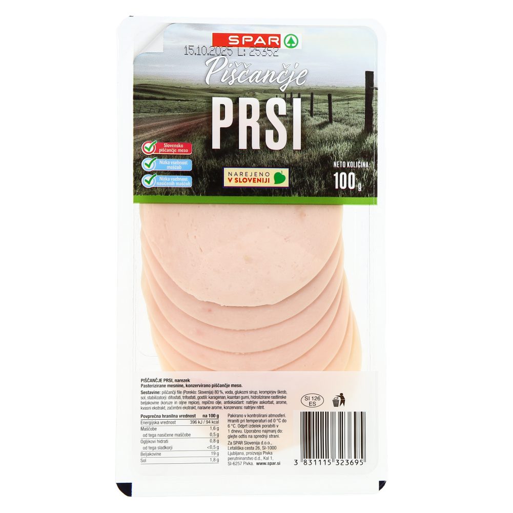 piščančje prsi narezek