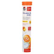 Slika produkta ŠUMEČE TABLETE VITAMIN D3 2000, DOPPELHERZ AKTIV, 15/1