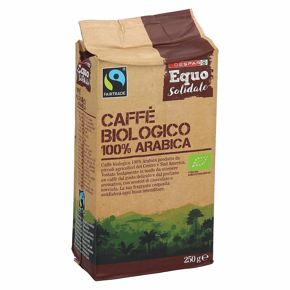 bio mleta pražena kava, despar bio, logico, 250g