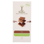 Slika produkta MLEČNA ČOKOLADA S STEVIJO LUXURY, BALANCE, 85G