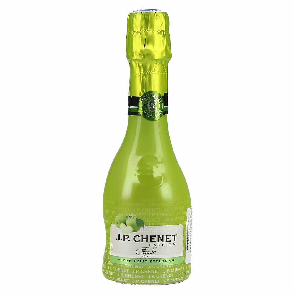 polsladka peneča aromatizirana pijača na osnovi vina, j.p. chenet fashion jabolko, 0,2l