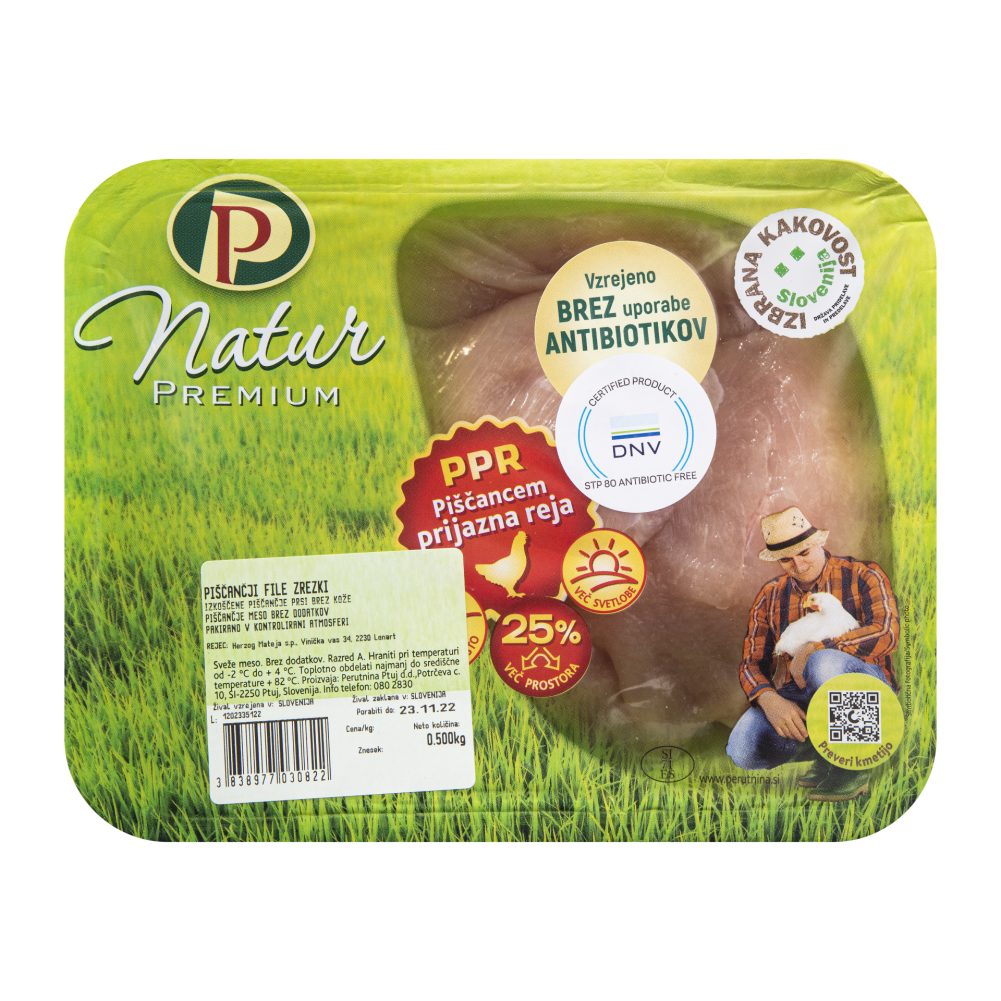 piščančji file zrezki natur premium
