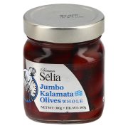 Slika produkta OLIVE KALAMATA S KOŠČICO, SELIA PREMIUM, 300G