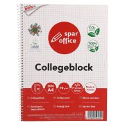 Slika produkta BLOK ZA ZAPISKE A4 MALI KARO, SPIRALA, 80 LISTOV, SPAR OFFICE, 1/1