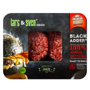 Slika produkta BURGER 100% ANGUS GOVEDINA BLACK ADDER, LARS&SVEN, 300G