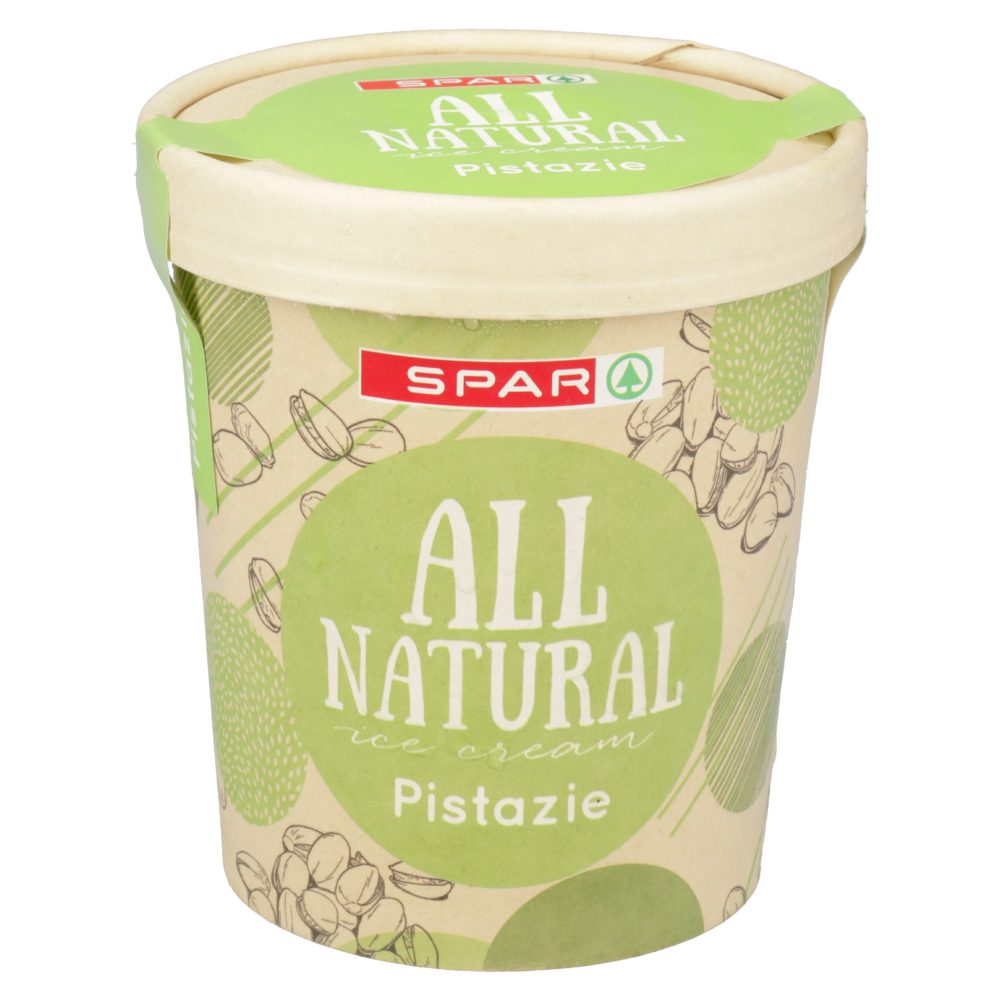 SLADOLED S PISTACIJEVO PASTO, ALL NATURAL, SPAR, 473ML