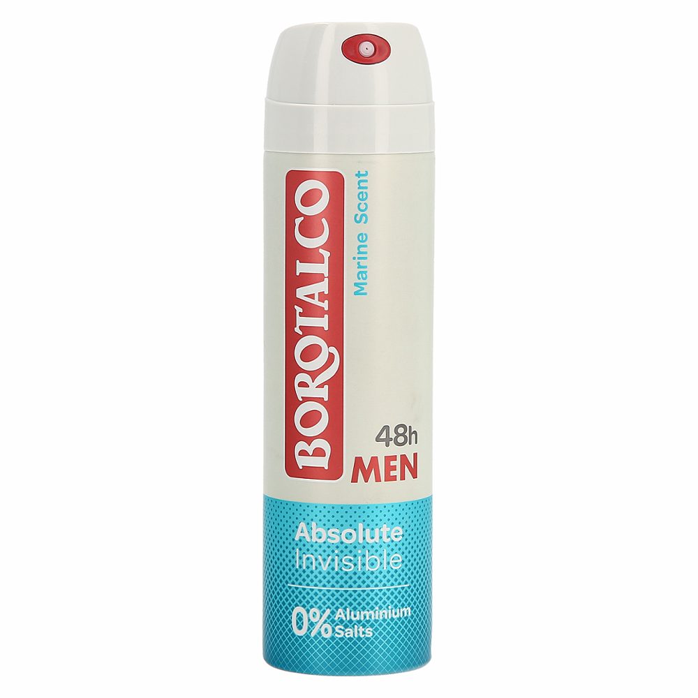 deo sprej absolute invisible, borotalco men, 150ml