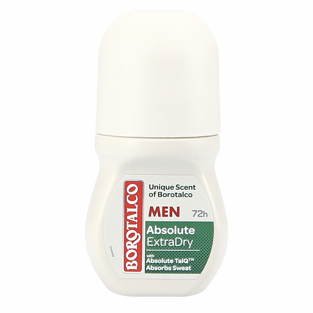 deo roll on absolute extra dry unique, borotalco men, 50ml