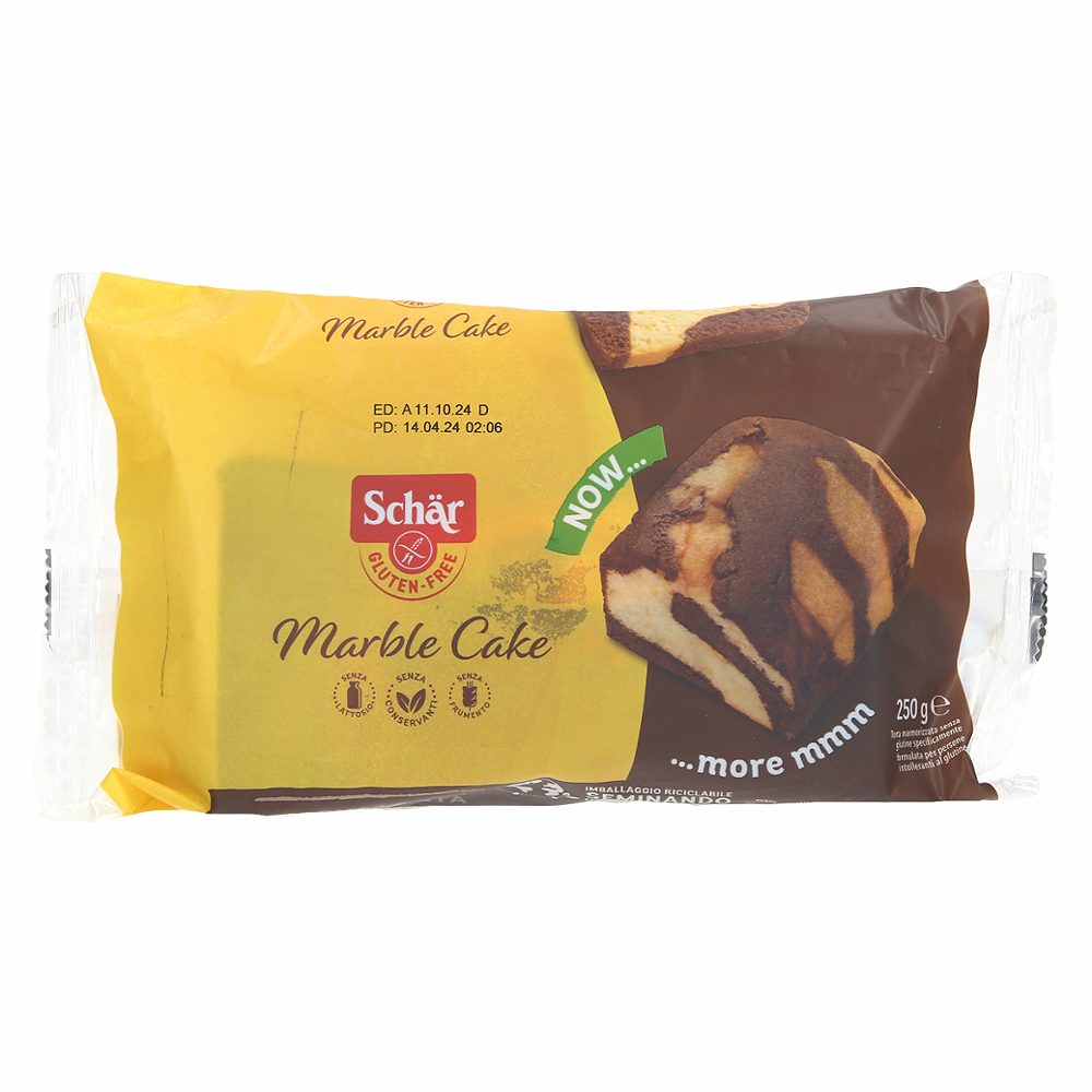 marmorni kolač brez glutena, schär, 250g