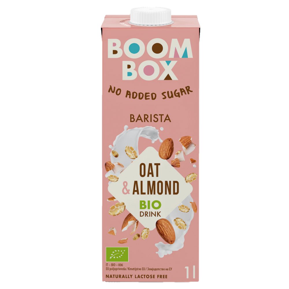Bio ovseni napitek z mandlji, Boom Box, 1 l