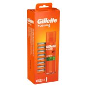 Slika produkta SET NADOMESTNI NASTAVKI 8/1 + GEL ZA BRITJE 200ML, GILLETTE FUSION