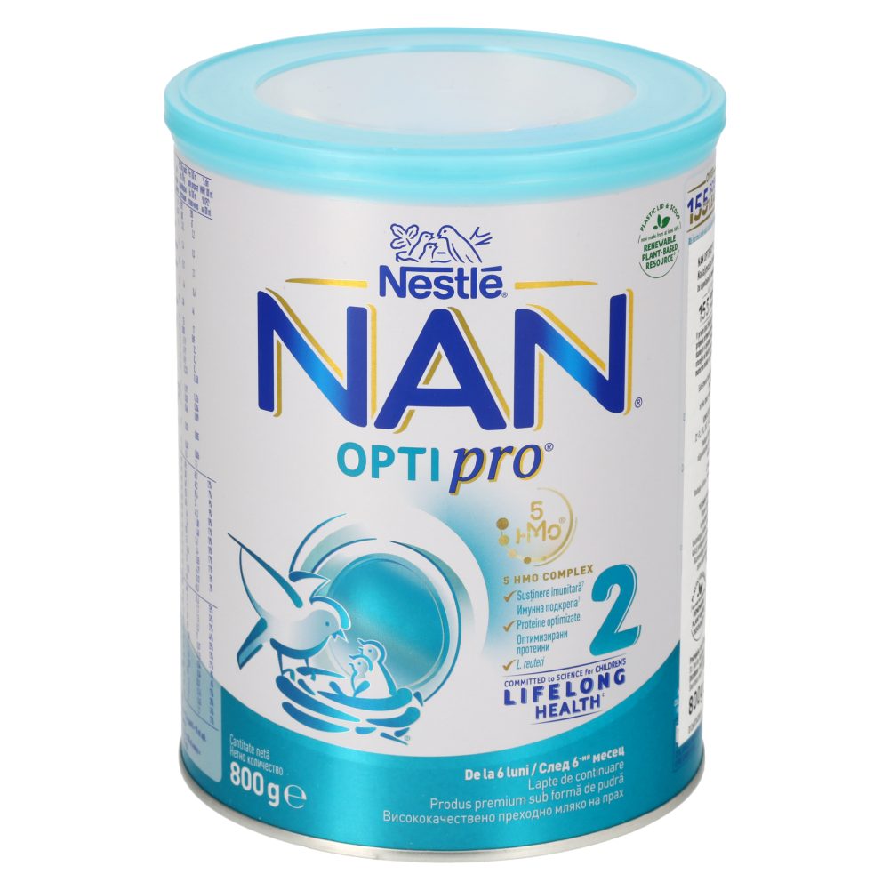 MLEKO ZA DOJENČKE NADALJEVALNO NAN OPTIPRO 2, NESTLE, 800G
