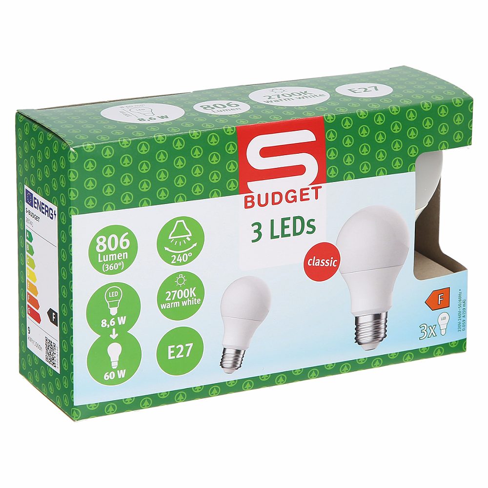 sijalka led e27 806 lm