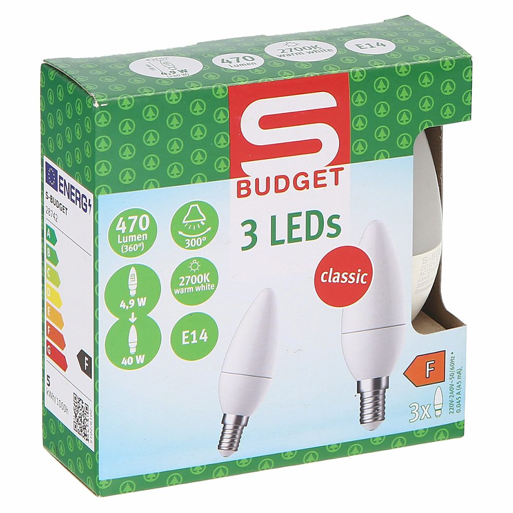 sijalka led e14 470 lm