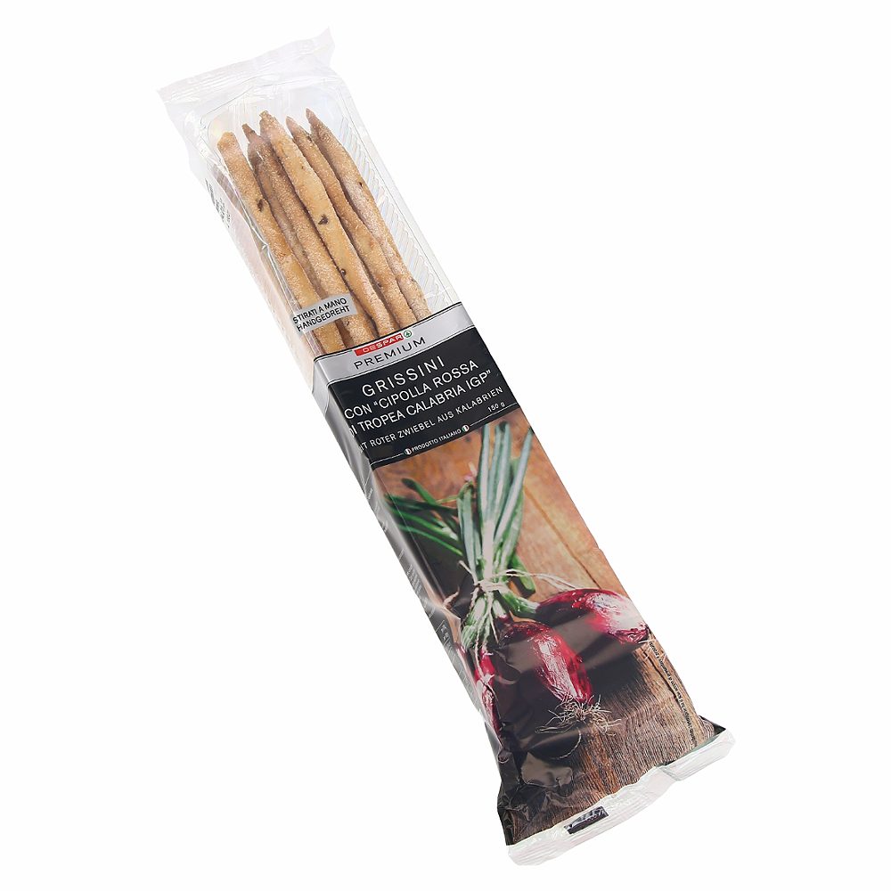 grisini z rdečo kalabrijsko čebulo zgo, despar premium, 150g