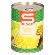 Slika produkta KOŠČKI ANANASA V ANANASOVEM SOKU, S-BUDGET, 567G
