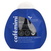 Slika produkta GEL ZA PRHANJE IN ŠAMPON 2V1 ZA MOŠKE GINSENG IN ARGININ, CAFE MIMI, 100ML