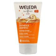 Slika produkta GEL ZA PRHANJE IN ŠAMPON 2V1 SOČNA POMARANČA, WELEDA KIDS, 150ML