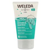 Slika produkta GEL ZA PRHANJE IN ŠAMPON 2V1 SVEŽA META, WELEDA KIDS, 150ML