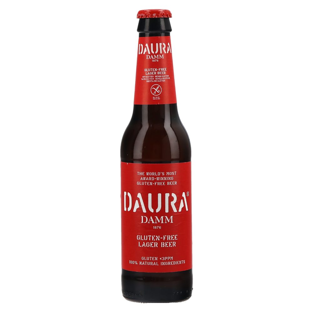 BREZGLUTENSKO SVETLO PIVO DAURA DAMM, 0,33L