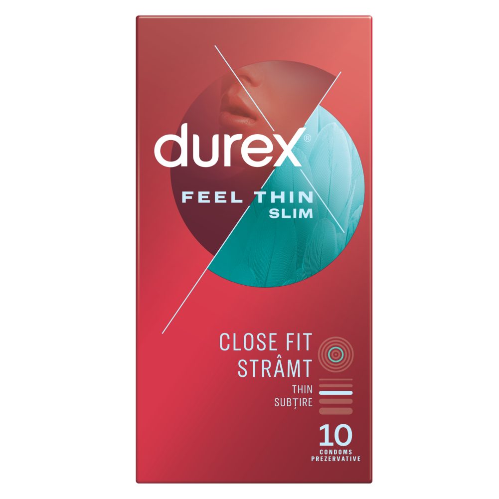 KONDOMI FEEL THIN SLIM FIT, DUREX, 10/1