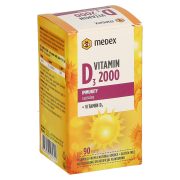 Slika produkta KAPSULE VITAMIN D3 2000, MEDEX, 90/1