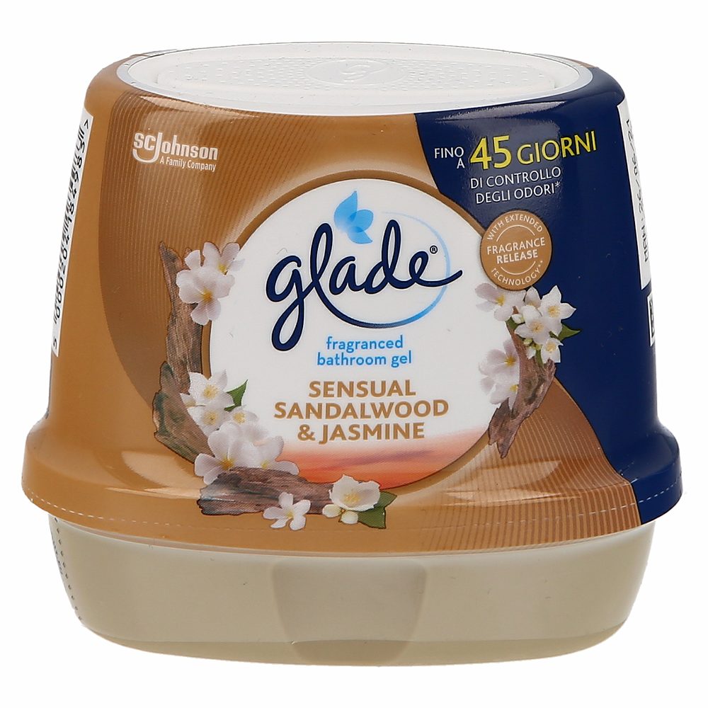 kopalniški osvežilec v gelu sandolovina in jasmin, glade fragranced gel, 180g