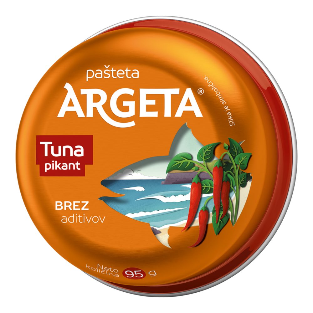 TUNINA PAŠTETA PIKANT, ARGETA, 95G