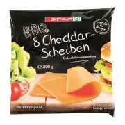 Slika produkta TOPLJENI SIR S CHEDDARJEM, REZINE, SPAR BBQ, 200G