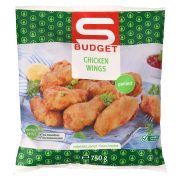 Slika produkta PANIRANA PIŠČANČJA KRILCA-POLOVIČKE, S KOŽO IN KOSTMI, S-BUDGET, 750G
