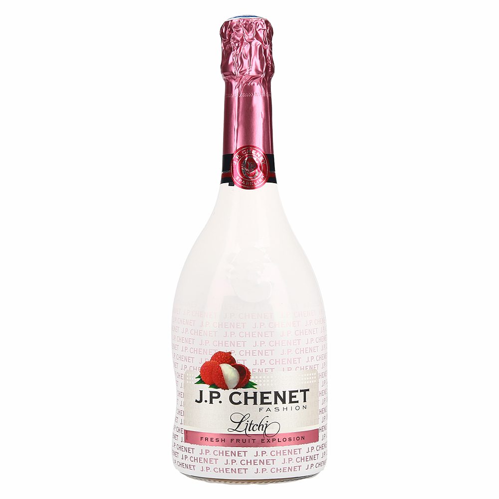 polsladka peneča aromatizirana pijača na osnovi vina, j.p. chenet fashion liči, 0,75l
