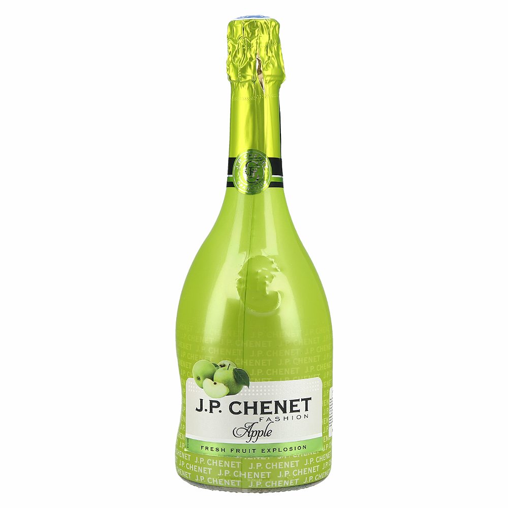 polsladka peneča aromatizirana pijača na osnovi vina, j.p. chenet fashion jabolko, 0,75l