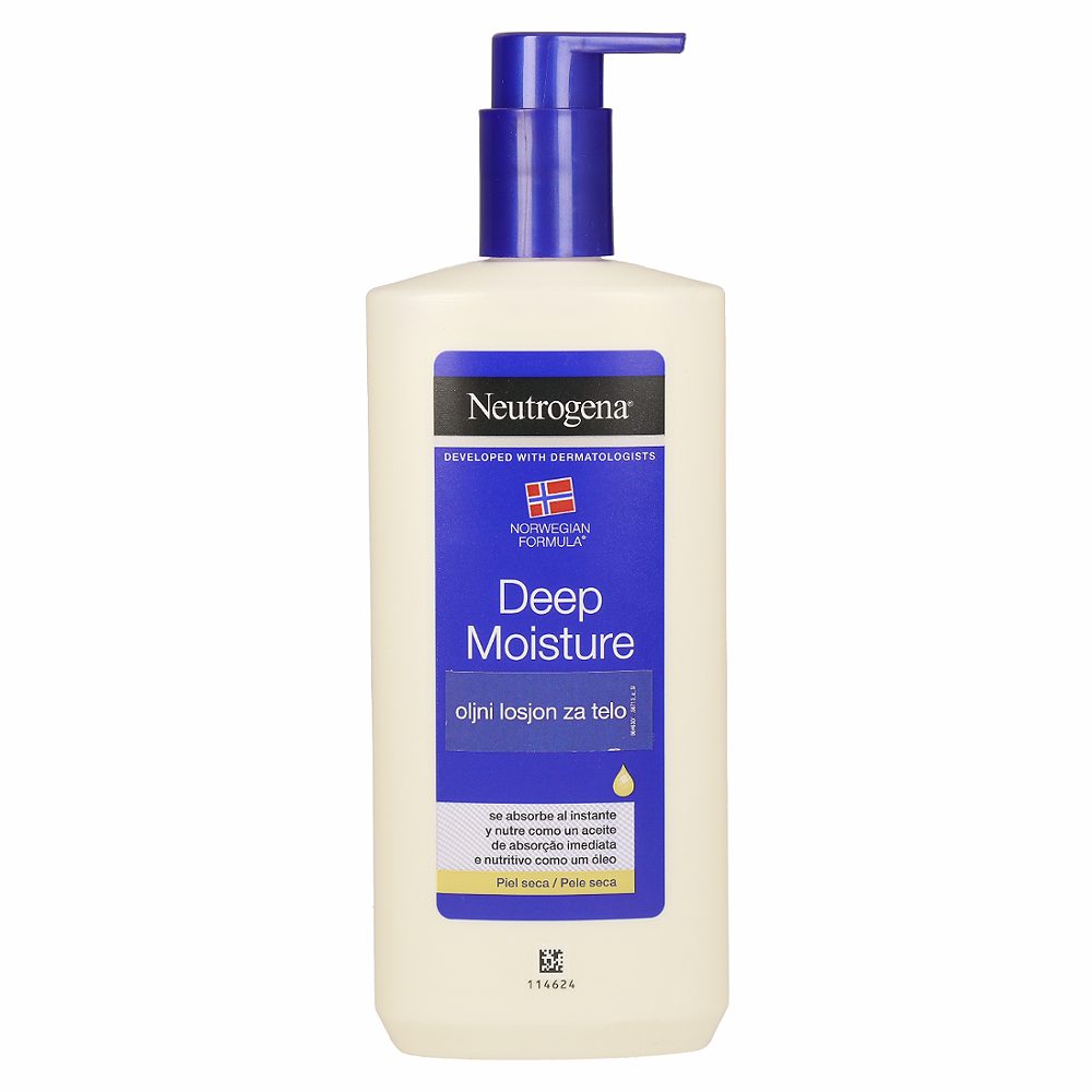 oljni losion za telo deep moisture, neutrogena, 400ml