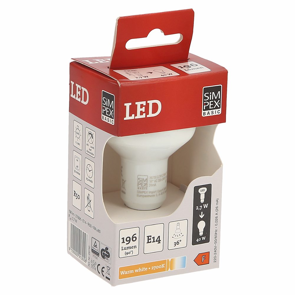 sijalka led e14 196lm
