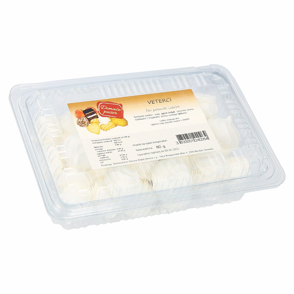 veterci, slaščičarstvo simona, 80g
