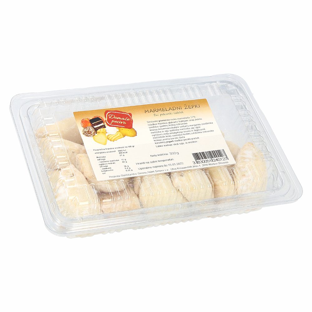 marmeladni žepki, slaščičarstvo simona, 350g