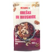 Slika produkta OREŠKI IN BRUSNICE, SPAR, 150G